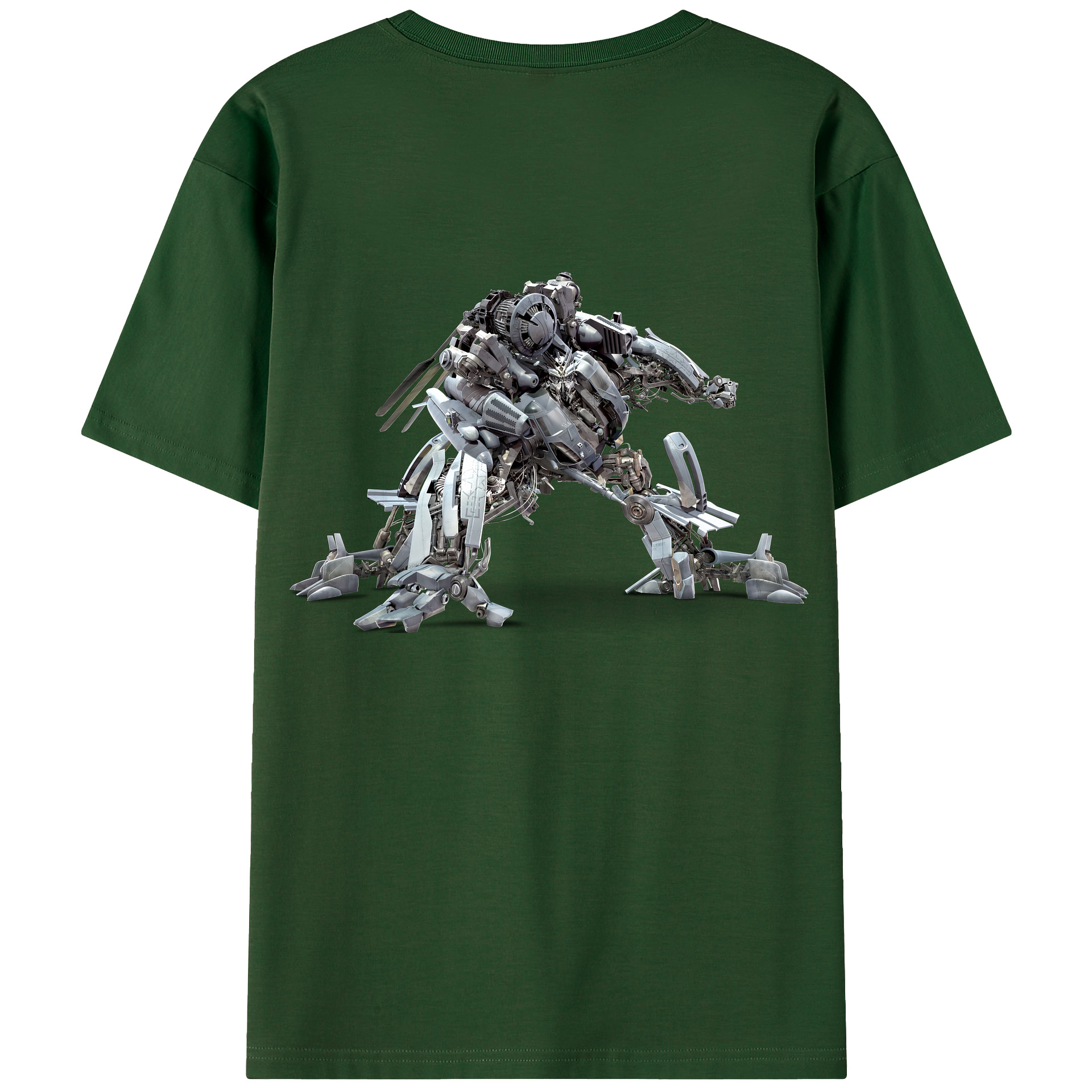 （画像用） Transformers トランスフォーマー 綿100％半袖Tシャツ（背面プリント）